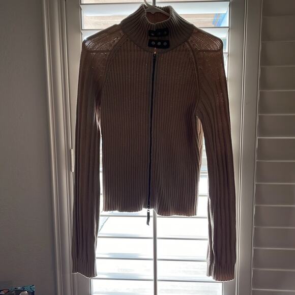 Guess Jeans Tan Ribbed Sweater - Picture 6 of 8